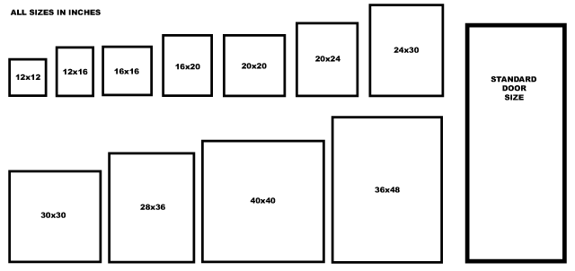 Size Guide - Photo Stuff Direct